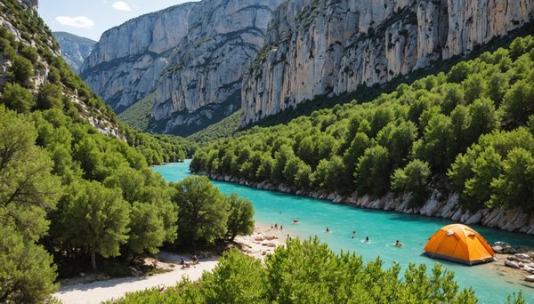 Découvrez les meilleurs spots pour camper aux gorges du verdon